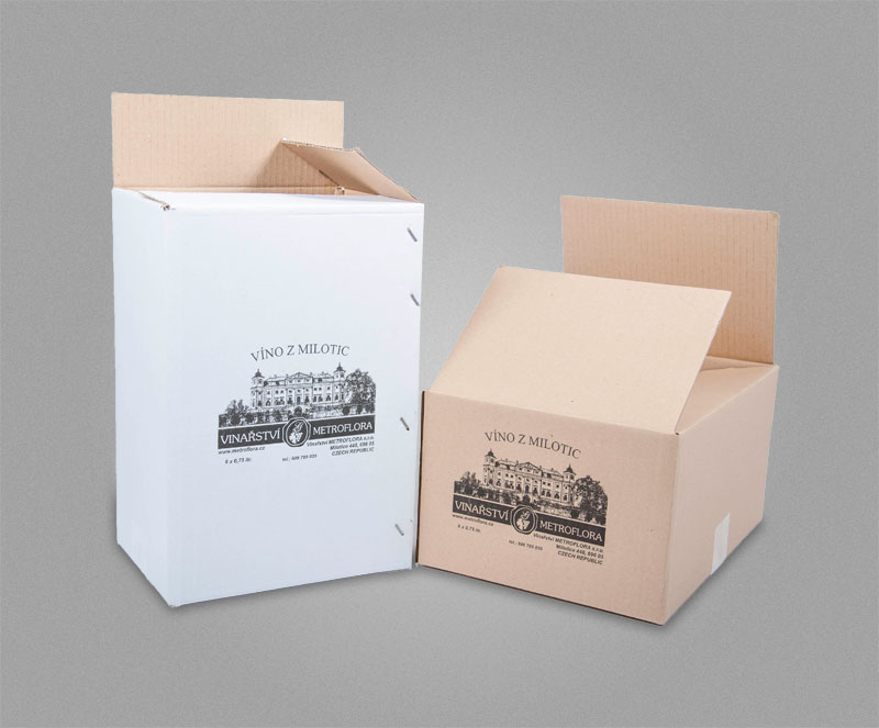 Expediční kartony, krabice, kartonáž